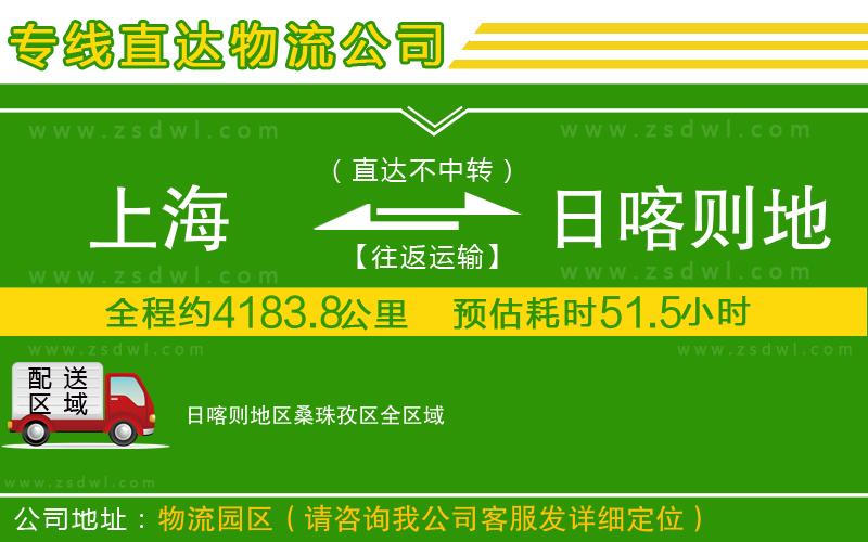 上海到日喀則地區(qū)桑珠孜區(qū)物流公司