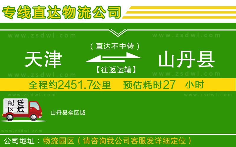 天津到山丹縣物流專線