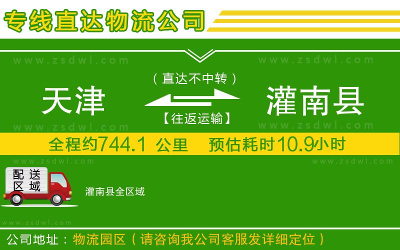 天津到灌南縣物流公司
