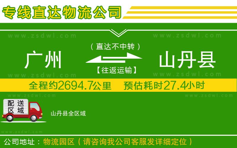 廣州到山丹縣物流公司