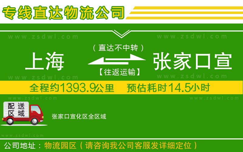 上海到張家口宣化區(qū)物流公司