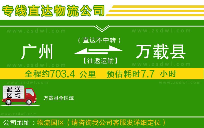 廣州到萬載縣物流公司