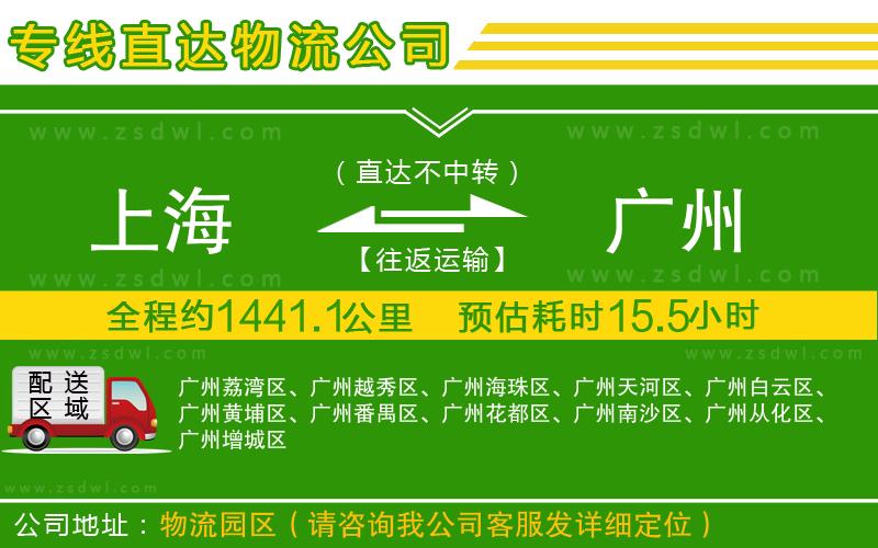 上海到廣州物流公司