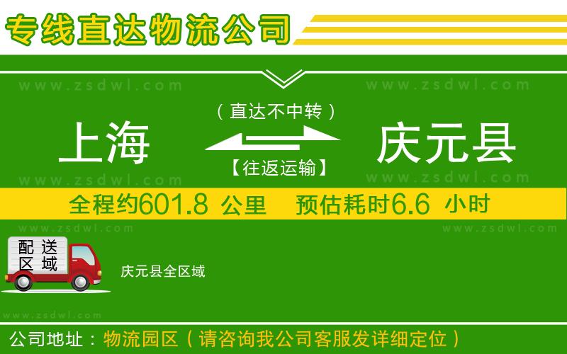 上海到慶元縣物流專(zhuān)線