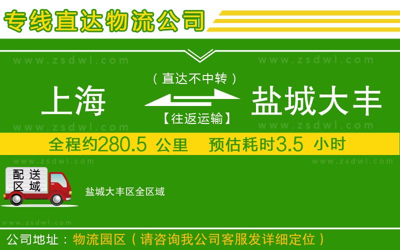 上海到鹽城大豐區(qū)物流公司