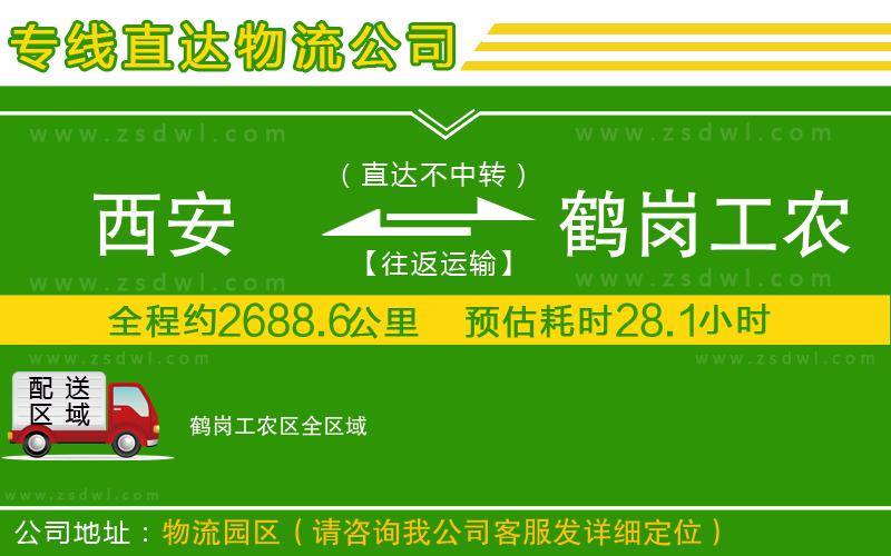 西安到鶴崗工農(nóng)區(qū)物流專線