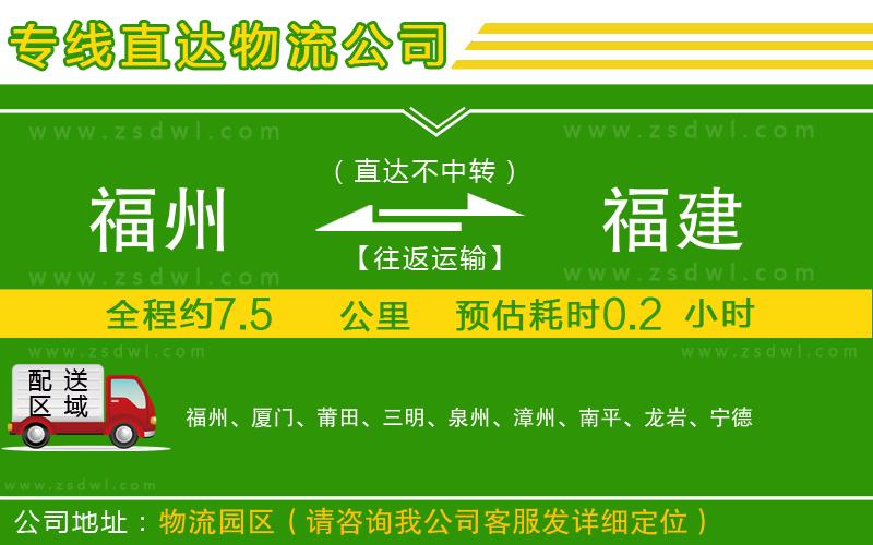 福州到福建物流專線