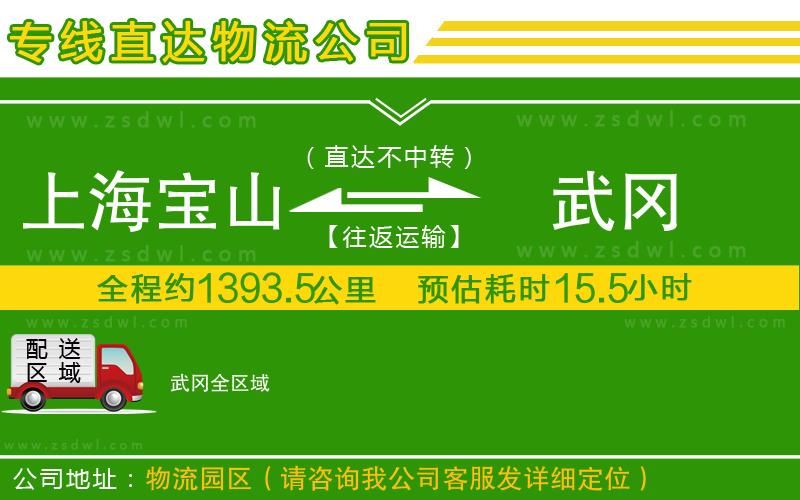 上海寶山區(qū)到武岡物流公司