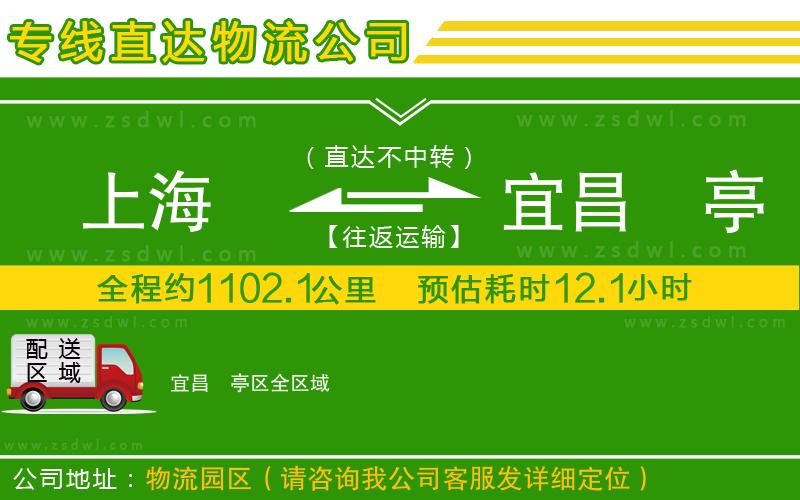 上海到宜昌猇亭區(qū)物流公司