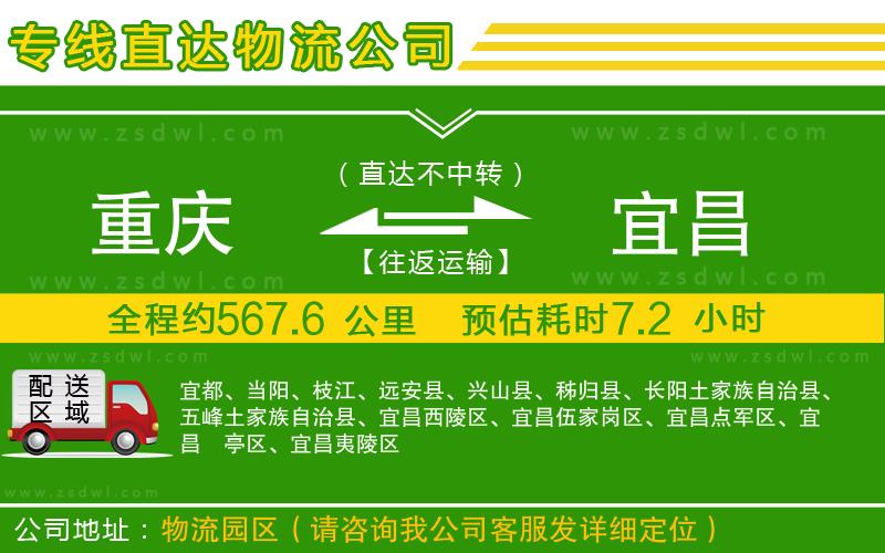 重慶到宜昌物流公司
