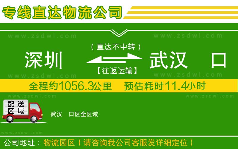 深圳到武漢硚口區(qū)物流公司