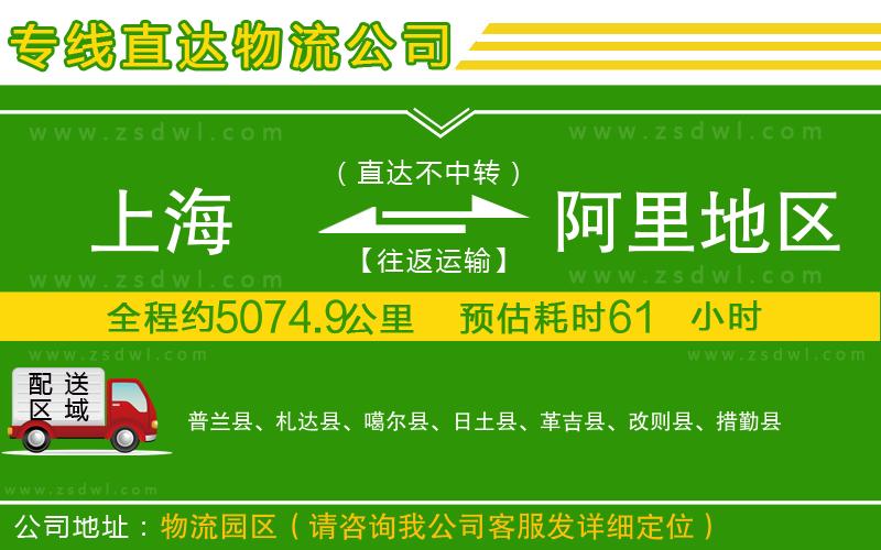 上海到阿里地區(qū)物流專線