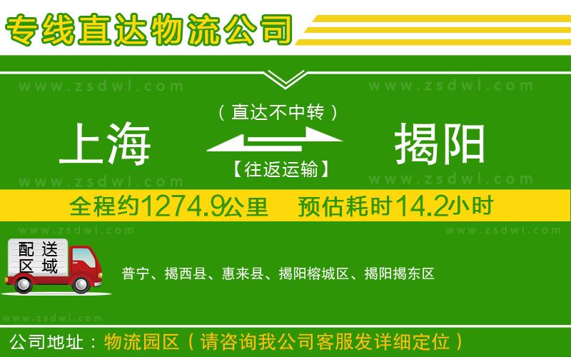 上海到揭陽物流專線