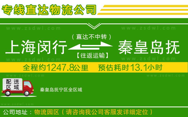 上海閔行區(qū)到秦皇島撫寧區(qū)物流公司